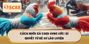 Cách Nuôi Gà Chọi Mạnh Khỏe: Mẹo Từ Kê Sư Lão Luyện